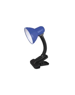 Светильник на прищепке UF 320P C06 E27 60 Вт без ламп синий 12372 Ultraflash