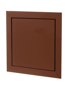 Люк ревизионный Дверца Д пластиковый 150х150 мм накладной коричневый Нашвент