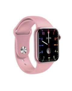 Умные часы MW27 Plus Беспроводная зарядка 44mm Розовый Smart watch