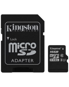 Карта памяти Micro SDHC SDCS 16GB Kingston