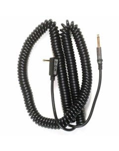 Кабель аудио 1xJack 1xJack Vintage Coiled Cable Black 9 0m Vox