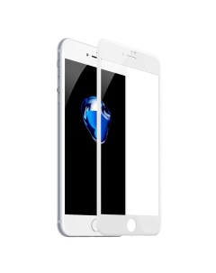 Защитное стекло на iPhone 6 6S 3D Fiber белый X-case