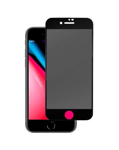 Защитное стекло на iPhone 7 8 SE 2020 Privacy черное X-case