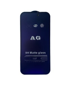 Защитное стекло на iPhone 15 Anti blue ray матовый черный X-case