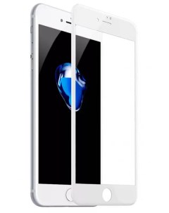 Защитное стекло на iPhone 7 Plus 8 Plus 5D белое X-case