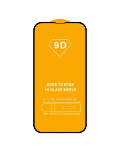 Защитное стекло на iPhone 13 Pro Max 14 Plus 6 7 9D черное X-case