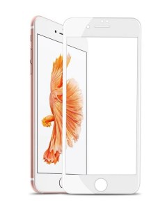 Защитное стекло на iPhone 7 8 SE 2020 3D белый тех паке X-case