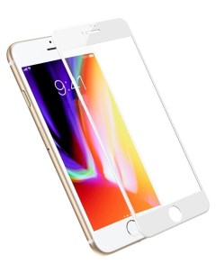 Защитное стекло на iPhone 7 8 SE 2020 3D белый X-case