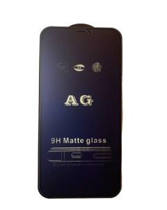 Защитное стекло на iPhone 12 6 1 12 PRO 6 1 Anti blue ray матовый черный X-case