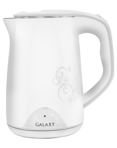 Чайник электрический GL0301 1 5 л белый Galaxy