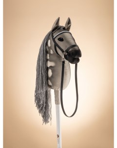 Мягкая игрушка конь на палке бежевый 62 H001 Hobbyhorse & newstars