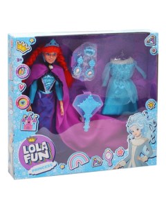 Кукла Принцесса с аксессуарами 5 предметов Lola fun