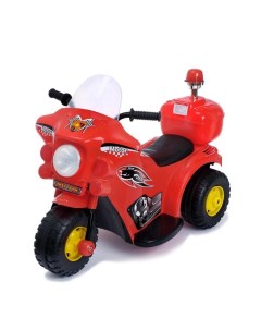 Электромобиль Мотоцикл шерифа цвет красный Nobrand