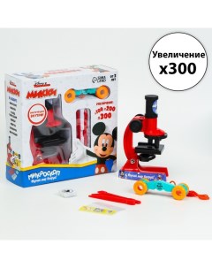 Микроскоп Микки Маус и друзья с биноклем и пинцетами цвет МИКС Disney