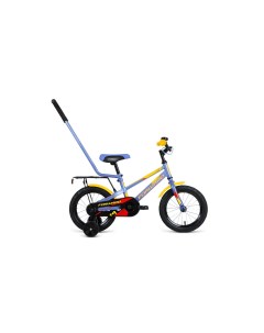 Велосипед FORWARD METEOR 14 14 1 ск 2020 2021 серый желтый 1BKW1K1B1026 Ramayoga
