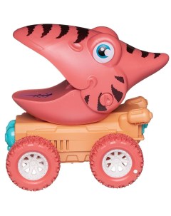 Игрушка заводная Junfa Нажми и поедет Динозаврик машинка в дисплеи Junfa toys
