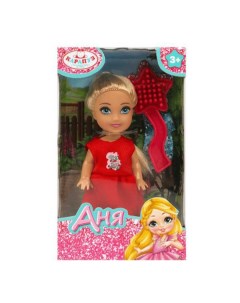 Кукла Анечка с аксессуарами 12 см в ассортименте модель по наличию Карапуз