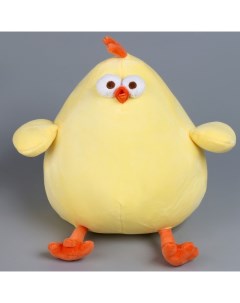 Мягкая игрушка Курочка 20 см цвет желтый Nobrand