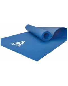 Коврик для йоги RAYG 11022BL синий толщина 4 мм Reebok