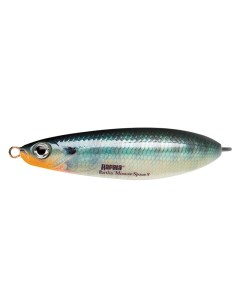 Блесна незацепляющаяся Rattlin Minnow Spoon цвет BG арт Rapala