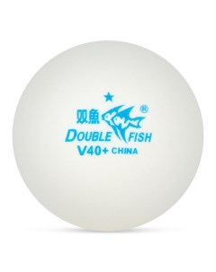 Мяч для настольного тенниса 1 Ball упак 100 шт белый Double fish