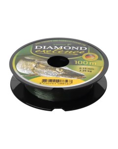 Леска монофильная Salмo Diamond Exelence 0 15 мм тест 2 25 кг 100 м зелёная Salmo