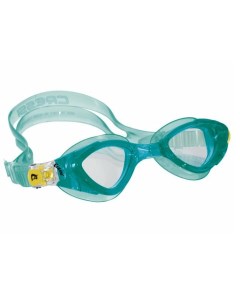 Очки KING CRAB детские прозрачный силикон аквамарин линзы прозрачные Cressi