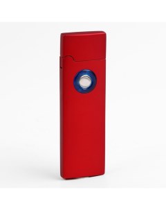 Зажигалка электронная USB спираль 2 5 х 8 см красная Nobrand