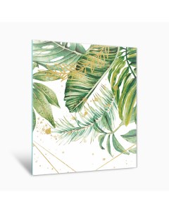 Картина на стекле Тропические листья AG 40 132 40х50 см Postermarket