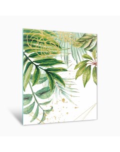 Картина на стекле Тропические листья AG 40 134 40х50 см Postermarket