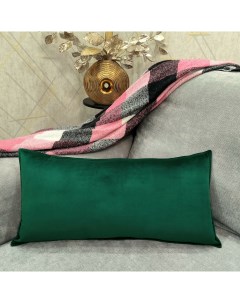 Подушка декоративная плитка30 30х60 цвет зелёный Plush pillow
