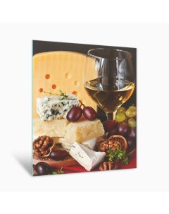 Картина на стекле Вино и сыр AG 40 146 40х50 см Postermarket