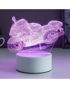 Светильник Гоночный мотоцикл LED RGB Risalux