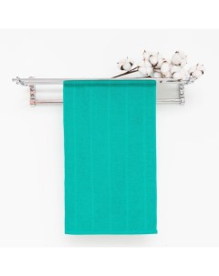 Полотенце для ванной махровое хлопок цвет морская волна 30х60 см Текстиль центр