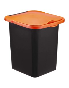 Контейнер для мусора ПУРО 18 л Оранжевый М 2475 Idea