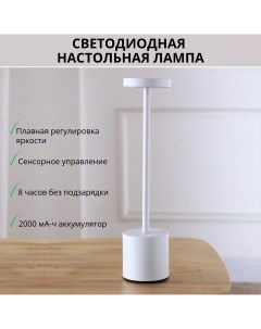 Лампа настольная светодиодная беспроводная с аккумулятором Fedotov