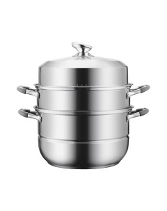 Кастрюля пароварка Stainless Steel Steam Pot 3 Layer Crystal kitchen