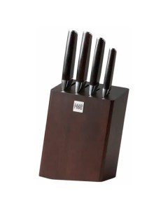 Набор ножей Composite Steel Kitchen Knife Set HU0033 4 шт на подставке Huo hou