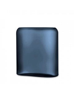 Ваза прямоугольная Слои 276 см хрусталь голубая Nude glass