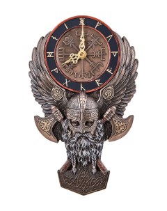 Статуэтка часы Викинг секиры Вегвизир WS 1244 Veronese