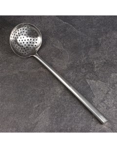 Шумовка для казана узбекская 54 см диаметр 185 см металлическая ручка Шафран