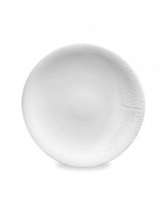 Тарелка обеденная Supernature 27 см лиможский фарфор белый Guy degrenne