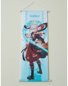 Плакат на стену Геншин 70 см x 25 см art plkadzyha Genshin impact