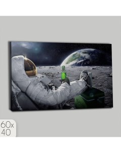 Картина интерьерная на холсте космос космическая гармония 1408 Бруталити