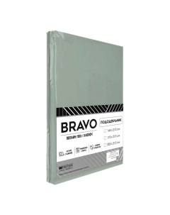 Пододеяльник 145 х 215 см поплин зеленый Bravo