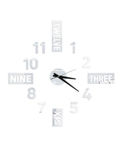 Интерьерные часы наклейка Time 70 х 70 см Like me
