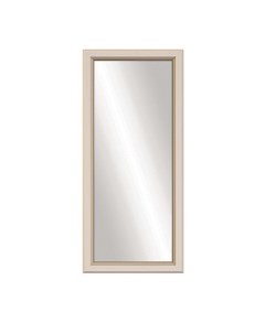Настенное зеркало Зеркало над тумбой Сиена Бодега белый патина золото Кураж