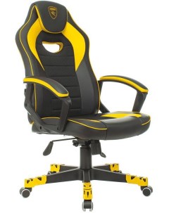 Кресло для геймеров GAME 16 чёрный жёлтый Zombie