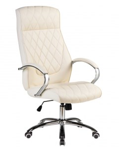 Кресло для руководителя DOBRIN BENJAMIN кремовый Лого-м