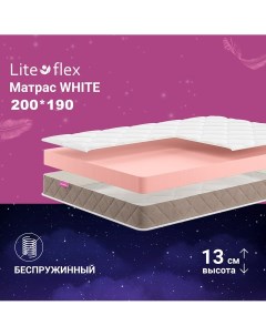 Матрас анатомический на кровать White 200х190 Lite flex